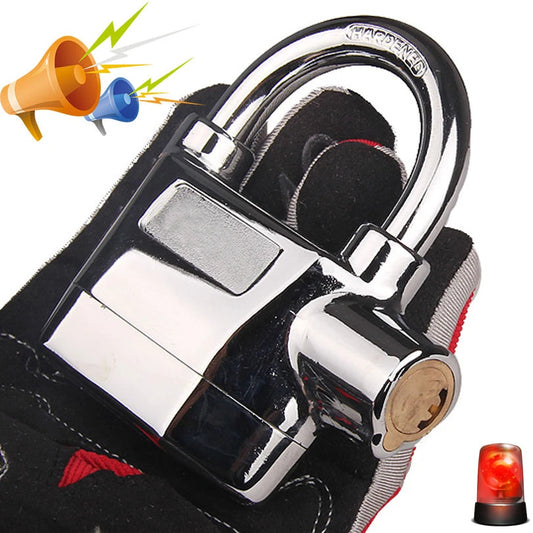 Waterproof Siren Alarm Padlock – Anti-Theft Lock for Bike, Gate & Door