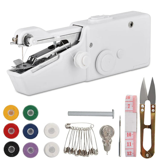 Portable Handheld Sewing Machine – Quick Stitch Cordless Fabric & Clothes Repair Tool