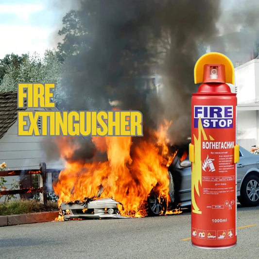 Portable Fire Stop Foam 1000 ml – Home & Car Emergency Fire Extinguisher Spray