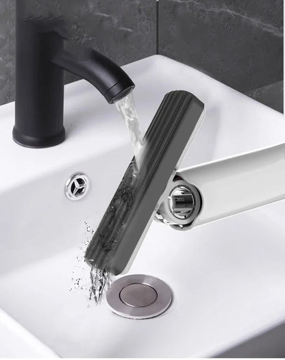 Portable Mini Mop - Foldable Self-Squeeze Sponge Mop for Home, Floor & Car Cleaning