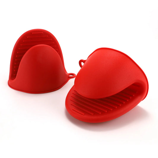 Thick Silicone Heat-Resistant Oven Grippers – Non-Slip Anti-Scald Pot Holder for Cooking & Baking